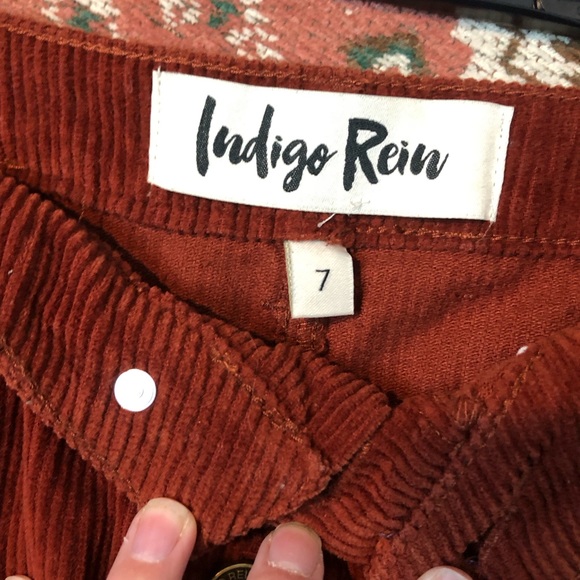 Indigo Rein Corduroy Skirt NWT - Picture 4 of 5